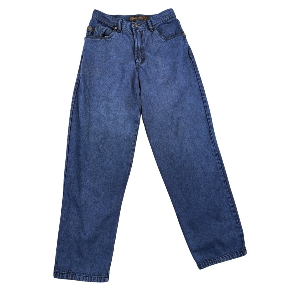 Maneuvers Vintage 90s Baggy Wide Leg Jeans Blue Denim Mens 29M High Rise Skater‎